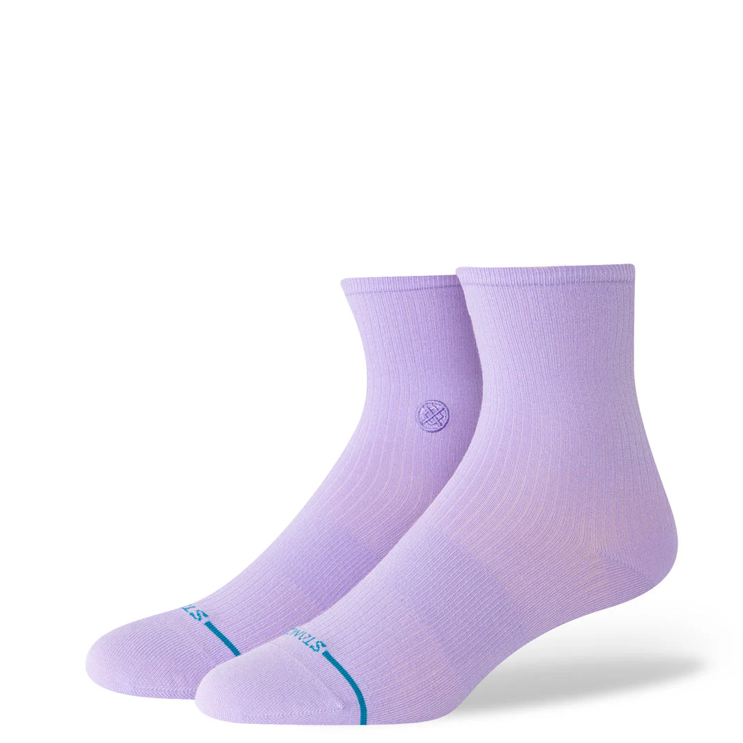 FINE RIB QUARTER SOCK - Image 2
