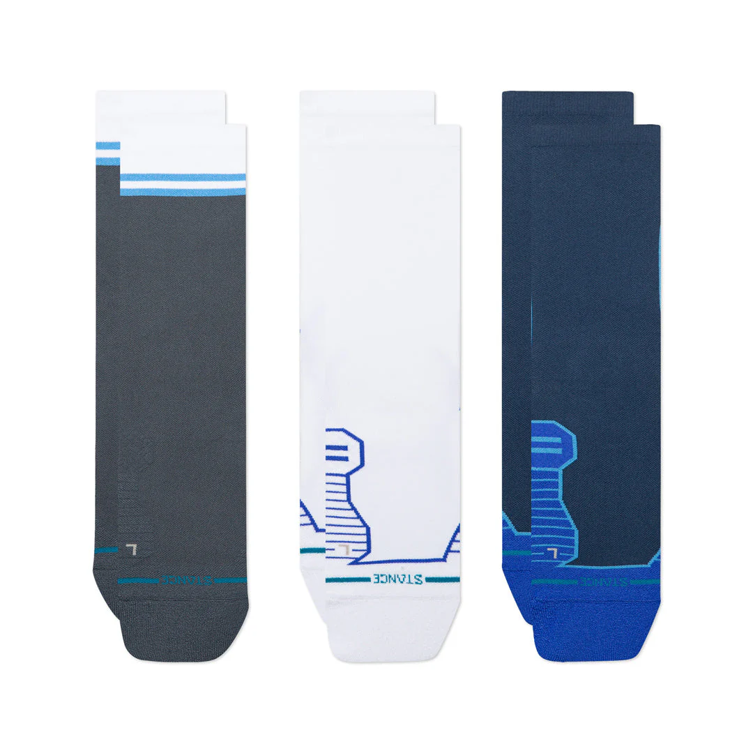 HARBOR LIGHT CREW SOCK 3 PACK