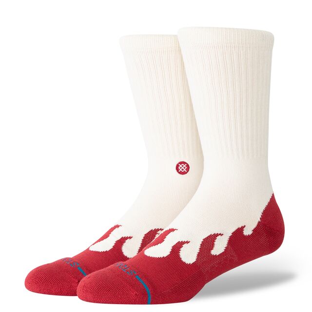 HEATING UP CREW SOCK