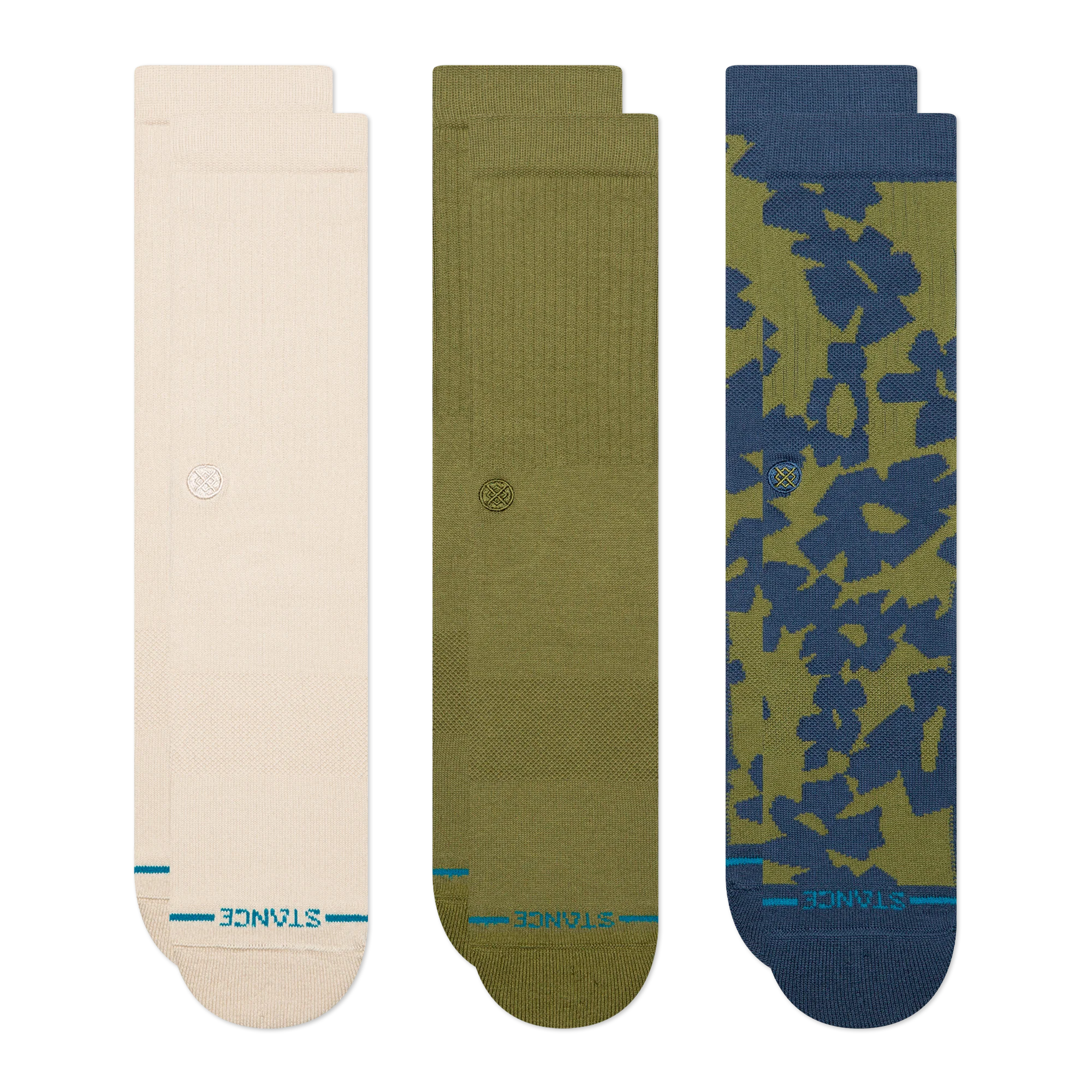 ICON AND LIFESTYLE CREW SOCK 3 PACK