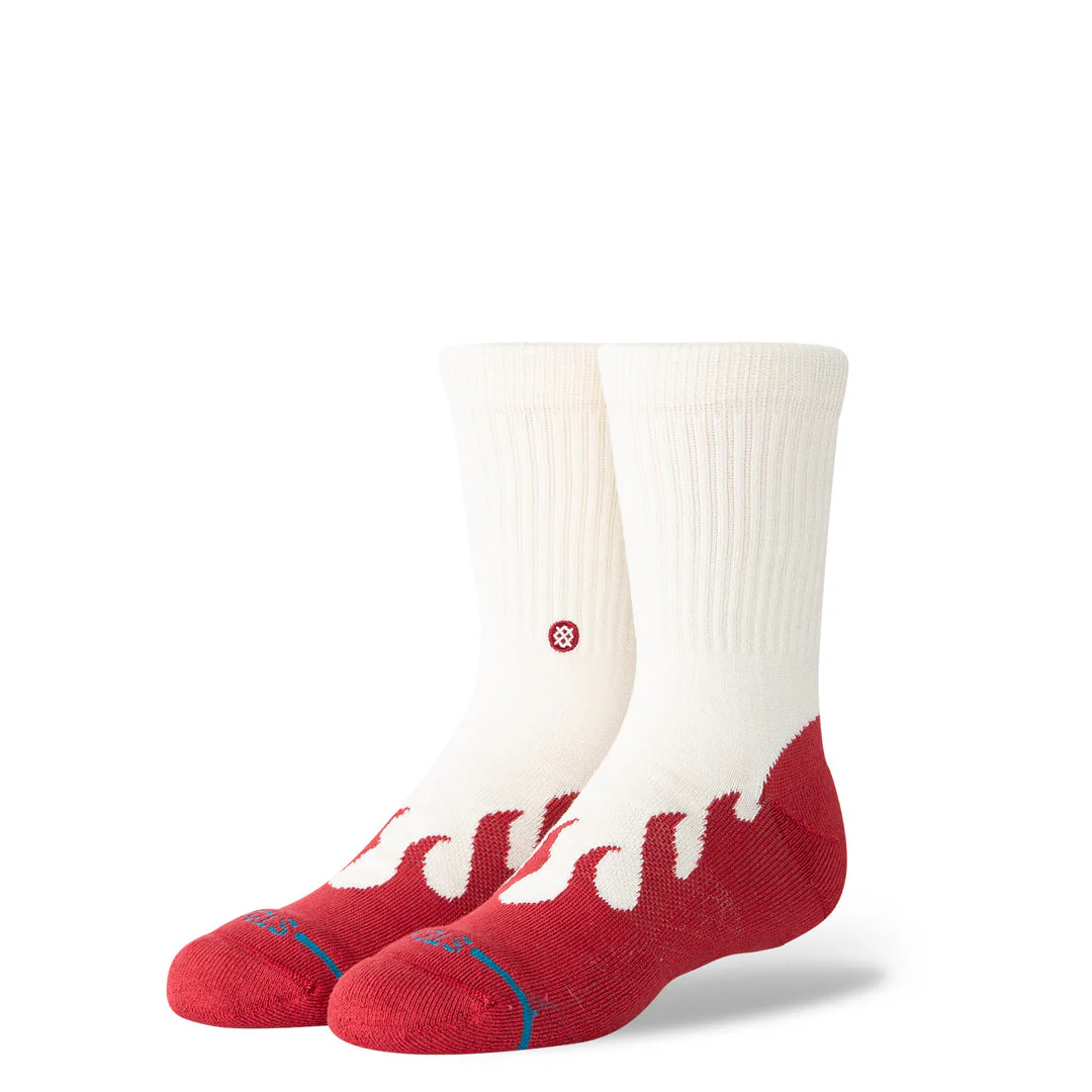 KIDS HEATING UP CREW SOCK