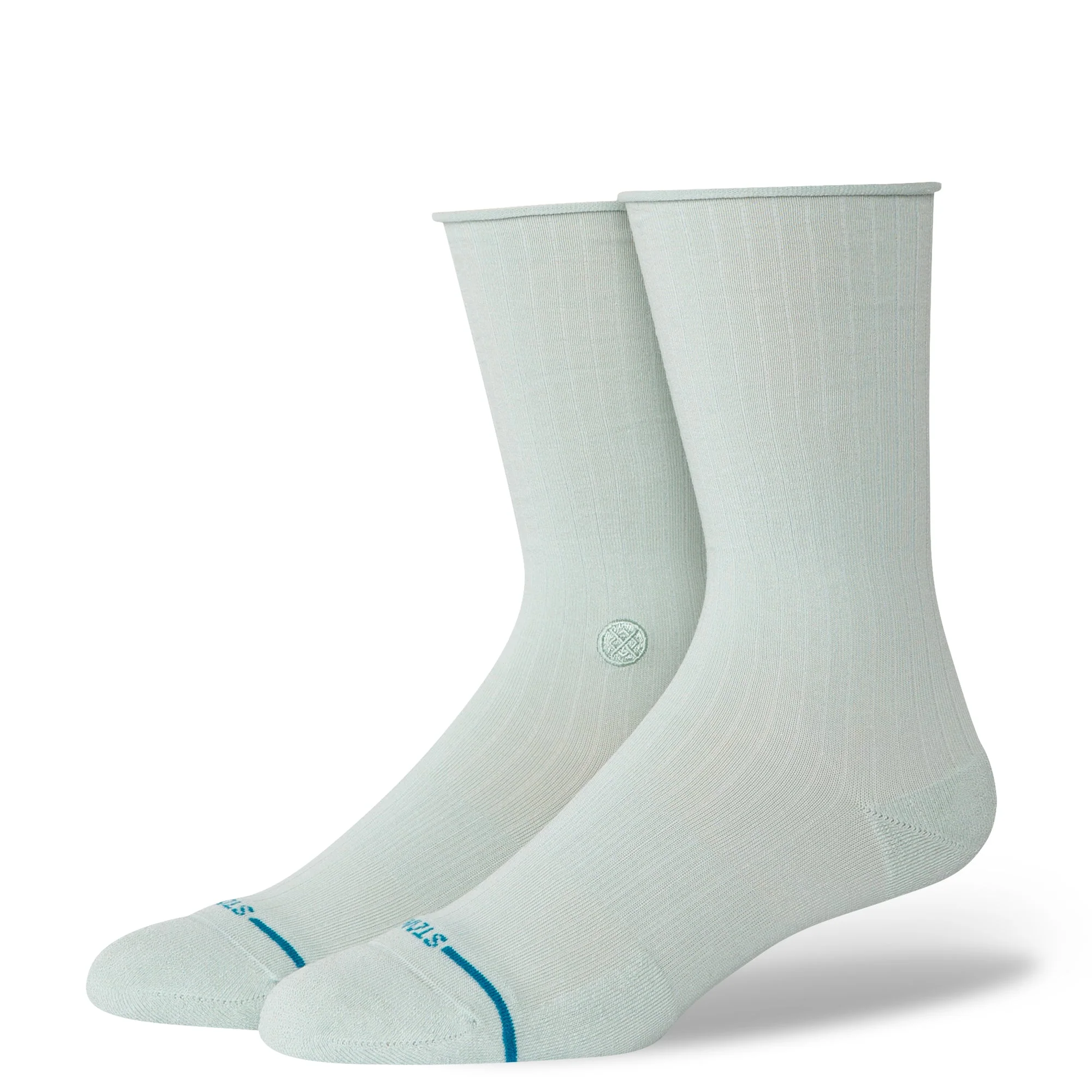 ROLLED SOLID CREW SOCK - Image 2