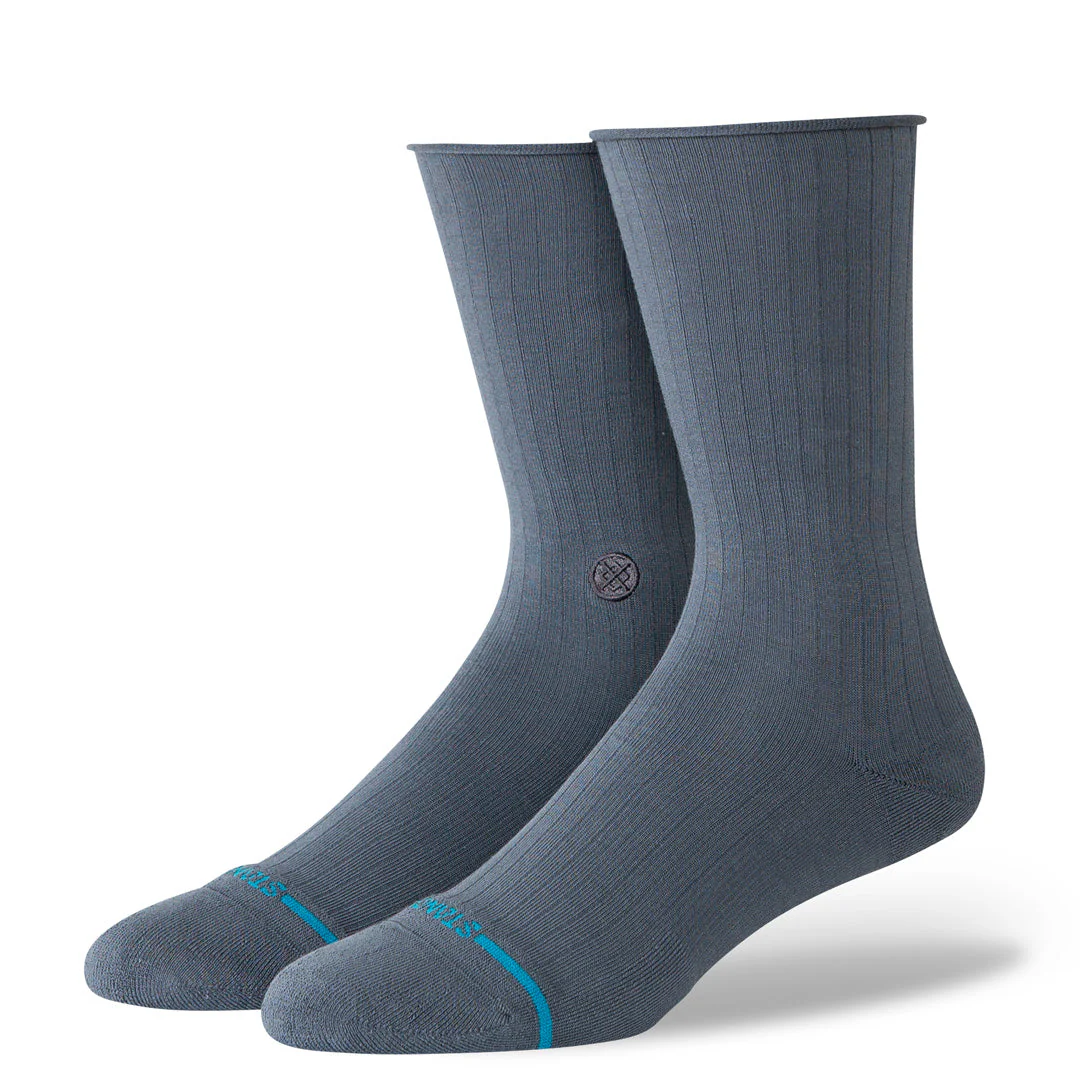 ROLLED SOLID CREW SOCK - Image 2