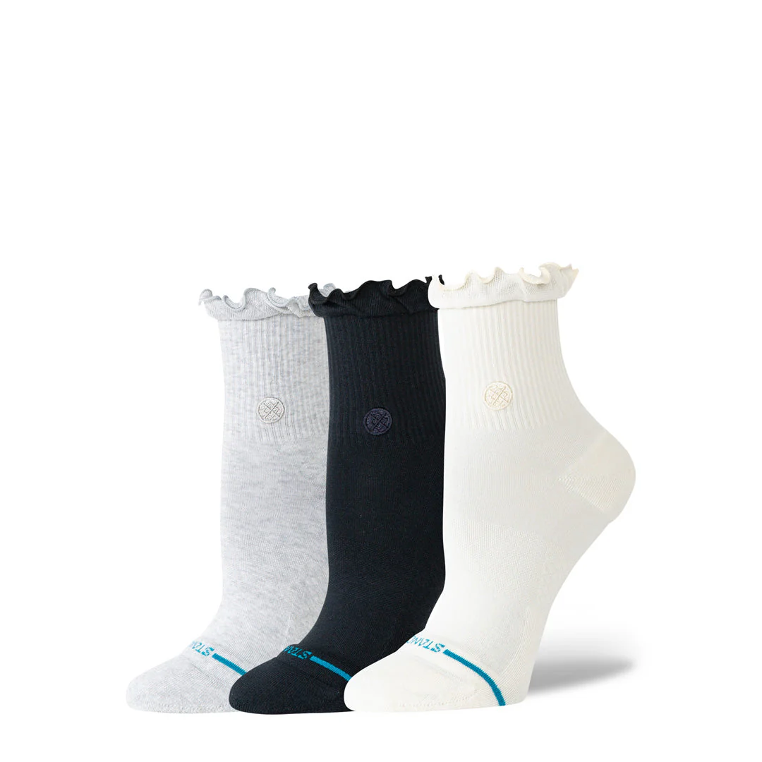 RUFFLE ICON QUARTER SOCK 3 PACK - Image 2