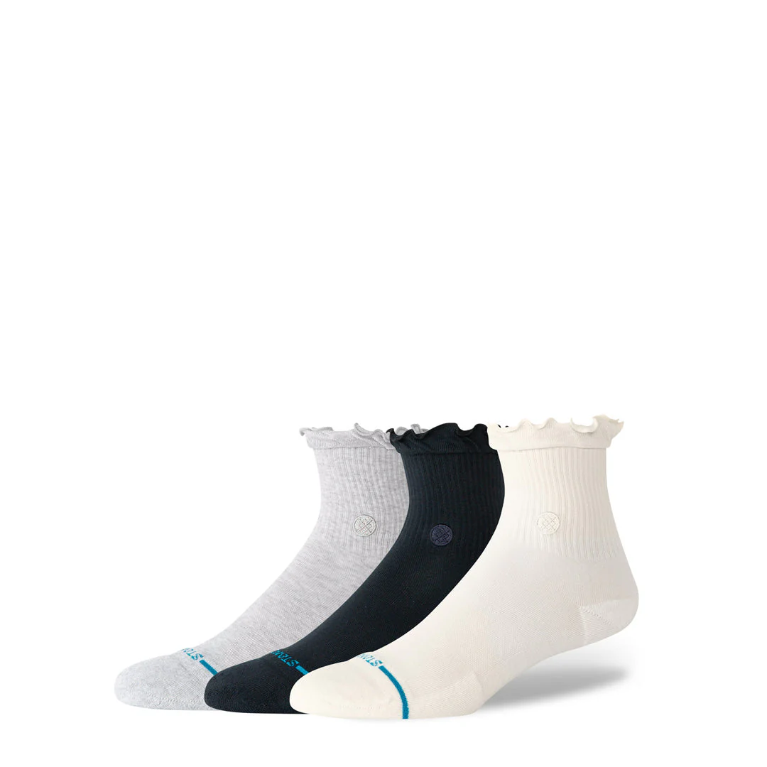 RUFFLE ICON QUARTER SOCK 3 PACK - Image 3