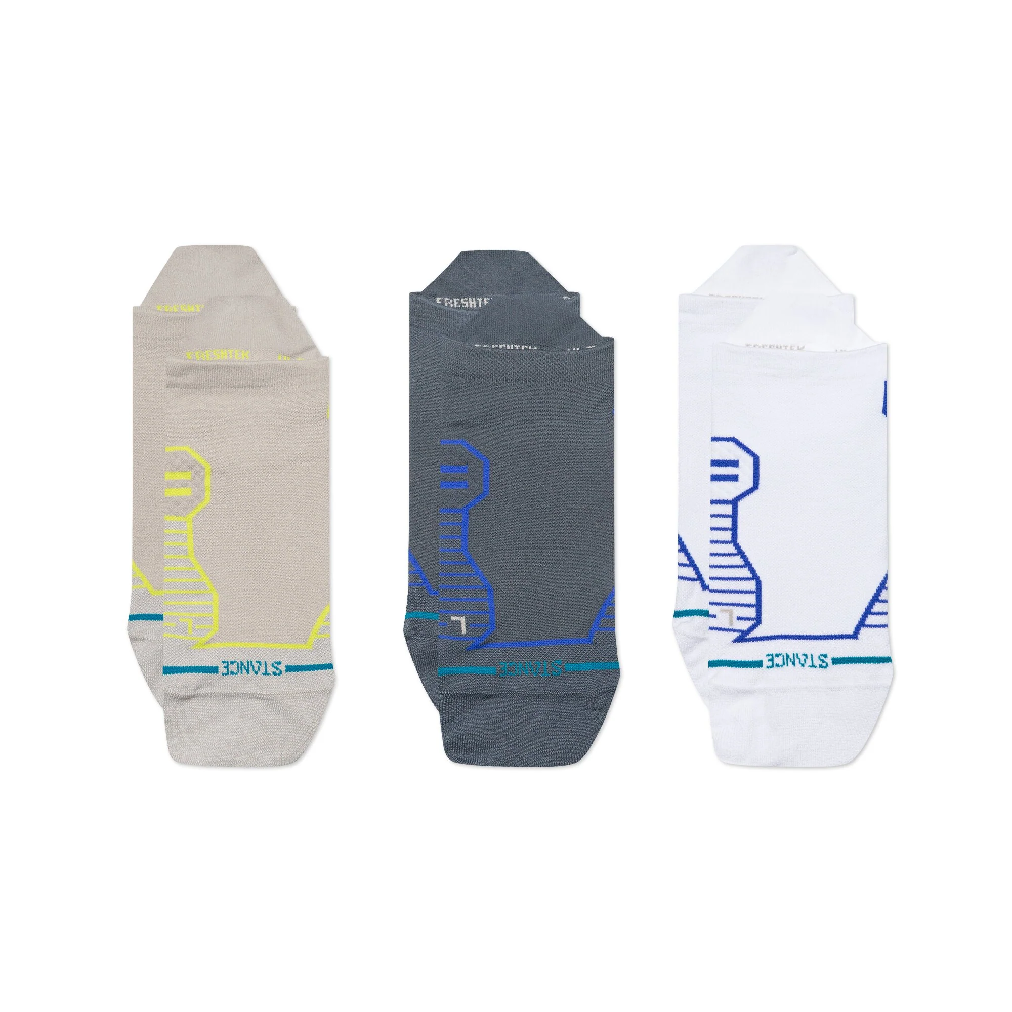 VARIEGATED ULTRA LIGHT TAB SOCK 3 PACK