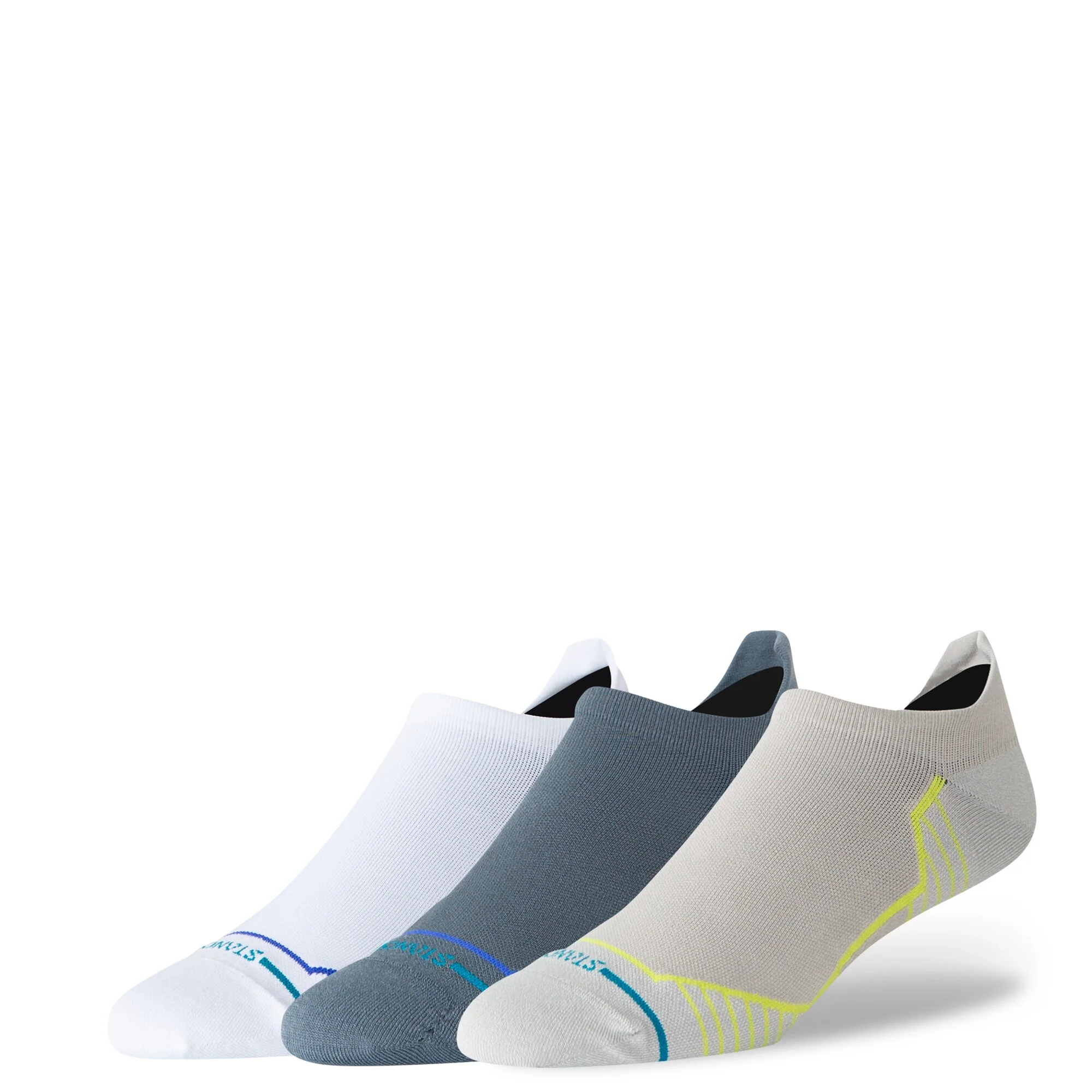 VARIEGATED ULTRA LIGHT TAB SOCK 3 PACK - Image 2