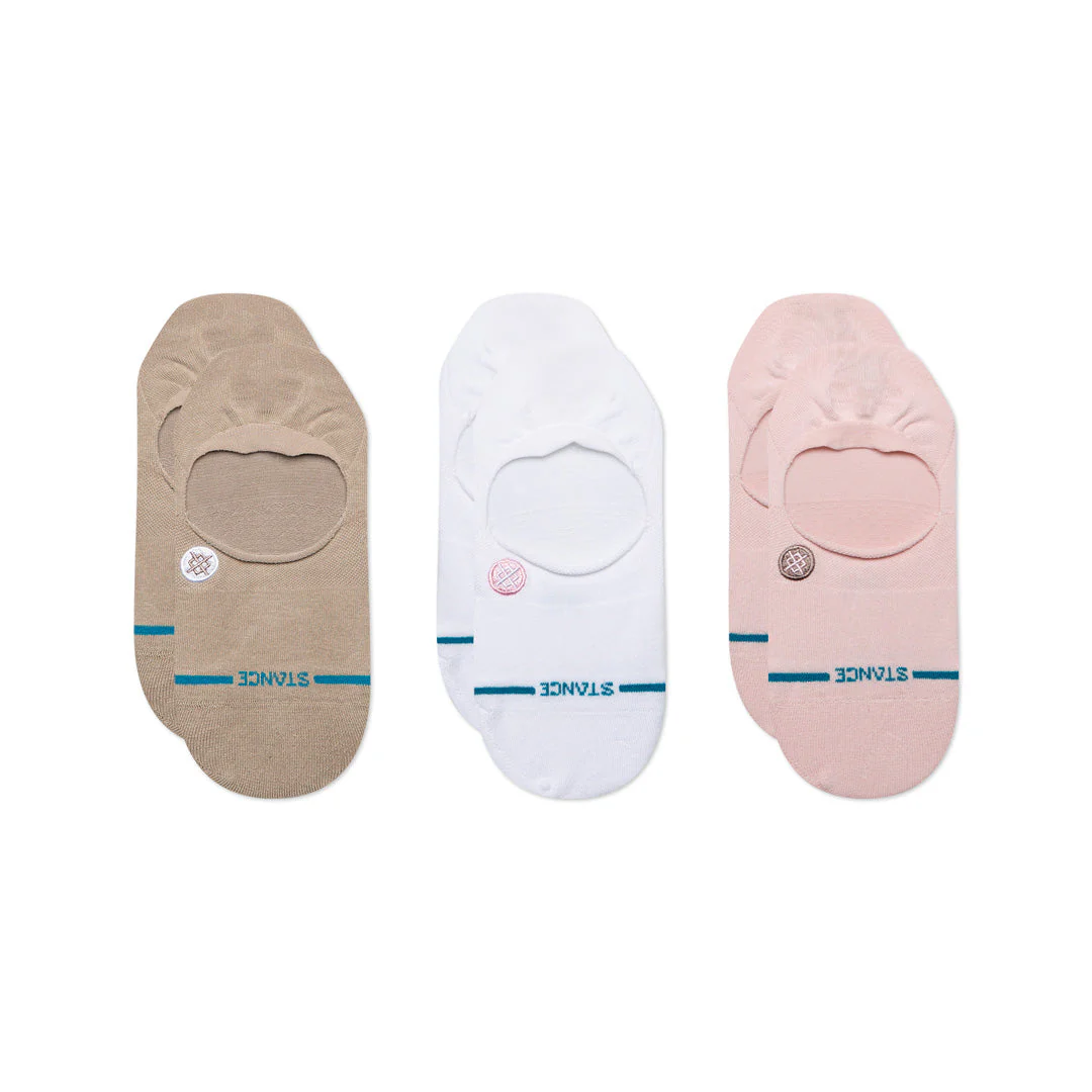 WOMENS ICON NO SHOW SOCK 3 PACK